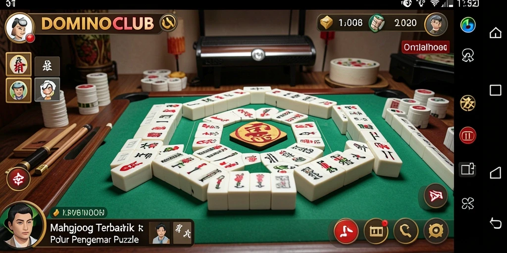 Screenshot gameplay <strong>DOMINOCLUB</strong> yang seru dan menantang.
