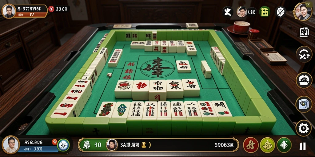 Gameplay menawan F7F7 dalam game Mahjong yang menarik.