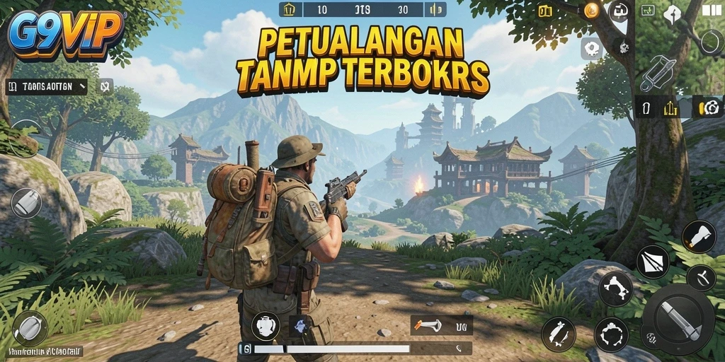 Gameplay seru dalam dunia terbuka G9VIP yang menakjubkan.
