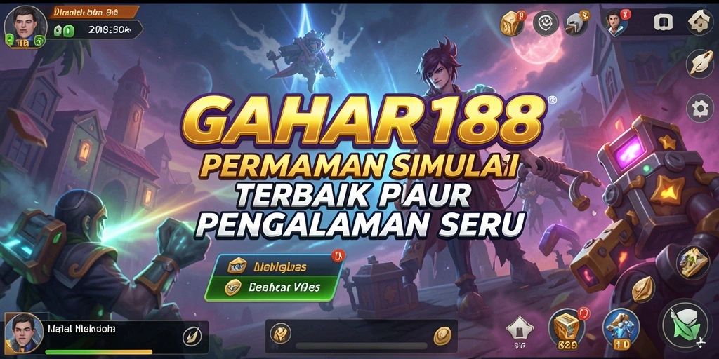 Tampilan menarik dari gameplay simulation GAHAR188 yang seru.
