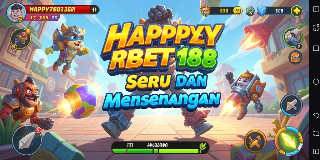 Tampilan gameplay utama HAPPYBET188 yang seru dan menantang.