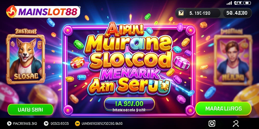 Screenshot MAINSLOT88 menampilkan gameplay slot yang seru dan mendebarkan.