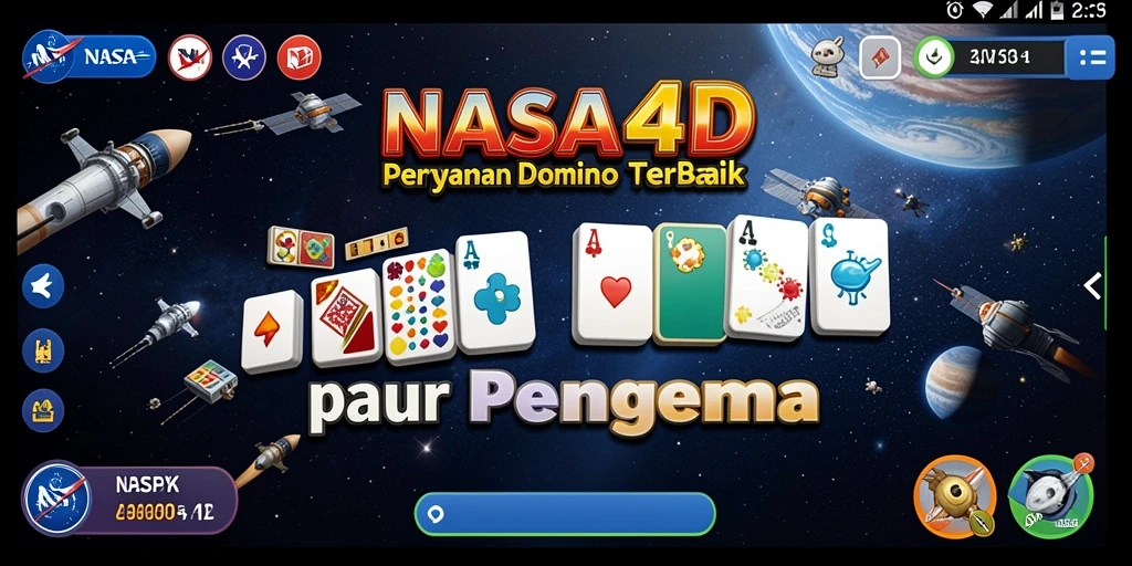 Screenshot gameplay <strong>NASA4D</strong> menunjukkan keseruan bermain Domino.