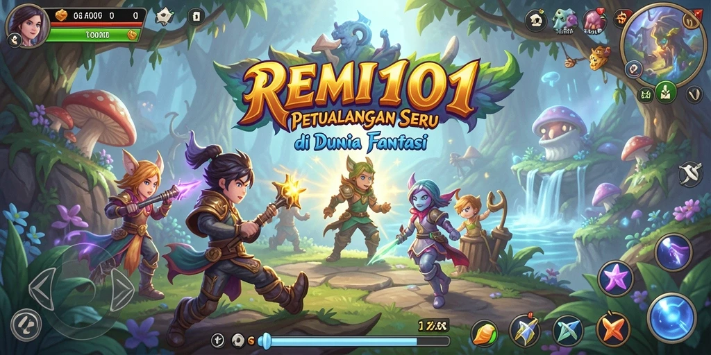 Tampilan gameplay menakjubkan dalam dunia petualangan yang mendebarkan.