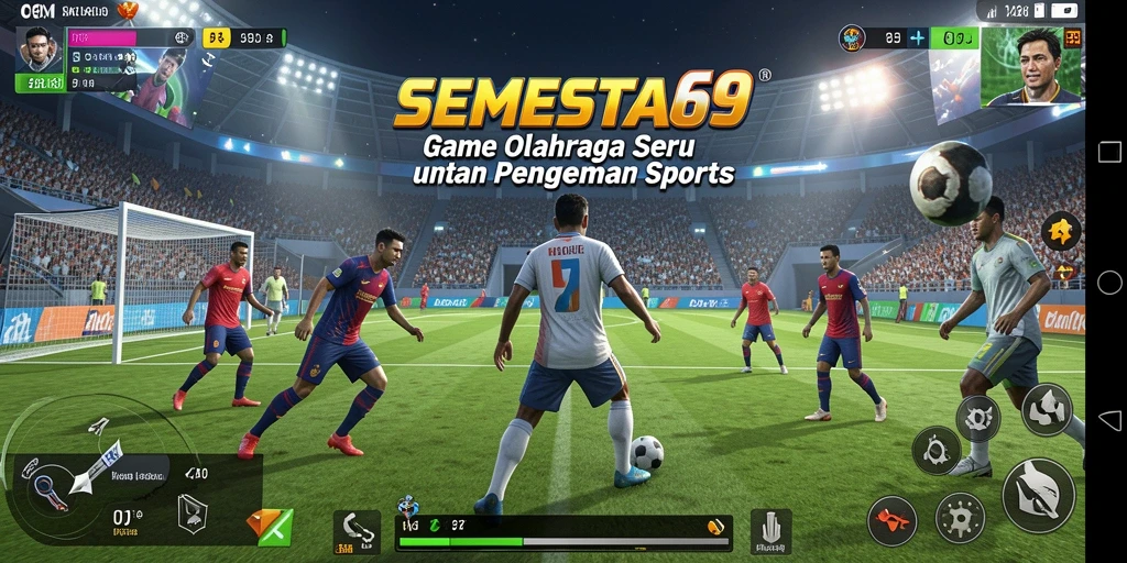 Tampilan gameplay SEMESTA69 yang menarik dalam pertandingan olahraga.