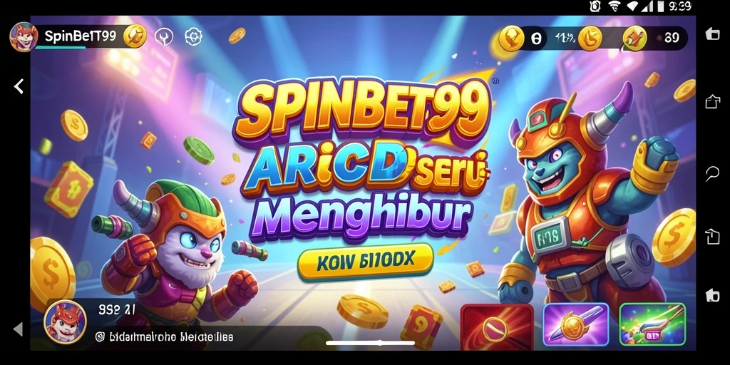 Tangkapan layar SPINBET99 menampilkan momen seru dalam permainan Arcade.