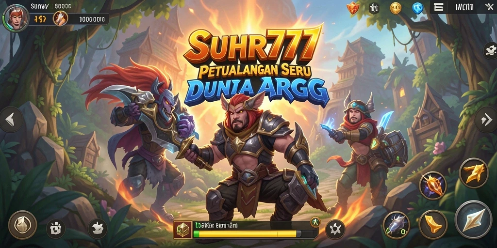 Screenshot gameplay SUHU777 dengan aksi pertempuran yang mendebarkan.